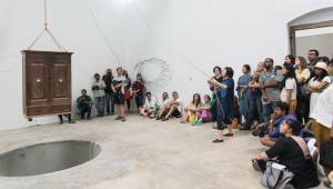 New York-based performance artist Aki Sasamoto has a tendency to speak entirely in metaphor, sit in abstraction for hours, and mark her responses with a small question at the end: No? She asks, smiling. As though everything, at all times, may be overturned