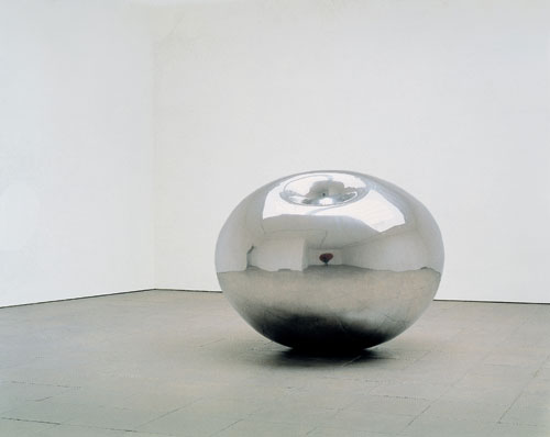 Anish Kapoor. <em>Turning the World Inside Out</em>, 1995. Stainless steel, 148 x 184 x 188 cm. Bradford Art Galleries and Museums. Acquired in 1997 with a contribution from the Art Fund and with support from the National Lottery through the Arts Council of England, the NACF and The Henry Moore Foundation. © the artist 2011.