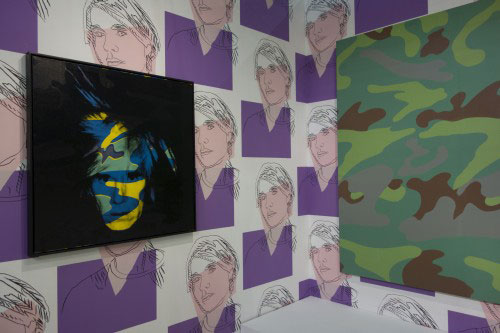 Andy Warhol. Camouflage Works. Gagosian Gallery, New York, NY.