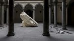 Mark Manders, Tilted Head, 2015-26. Installation view, Broken. The Power of the Fragment, Palazzo Strozzi, Florence, 25 September 2026 – 24 January 2027. Photo: Ela Bialkowska, OKNO Studio.