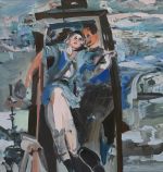 Cecily Brown, Untitled (Boating), 2021-25. Oil on linen 78.74 x 73.66 cm (31 x 29 in). © Cecily Brown, 2026. Photo: Genevieve Hanson.