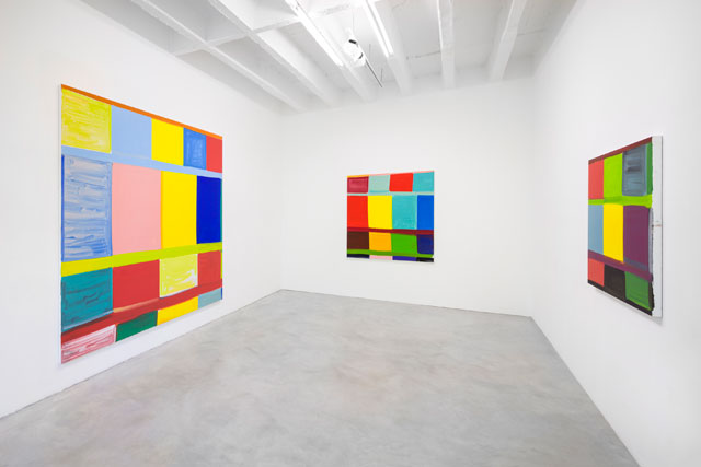 Stanley Whitney: Paintings. Installation view, Galerie Nordenhake, 2018. Courtesy the artist and Galerie Nordenhake Berlin / Stockholm. Photograph: Gerhard Kassner.