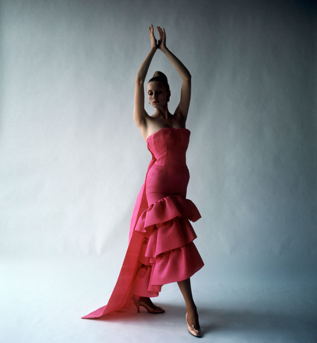Flamenco-style evening dress, Cristóbal Balenciaga, Paris, 1961. Photograph by Cecil Beaton, 1971 © Cecil Beaton Studio Archive at Sotheby's.