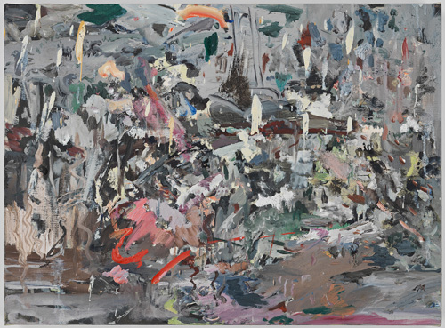 Cecily Brown. Rainy Day Women, 2007. Oil on linen, 12.5 x 17 in.