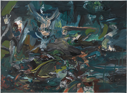 Cecily Brown. All Souls' Eve, 2014. Oil on linen, 12.5 x 17 in.