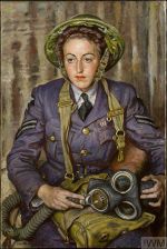 Laura Knight, Corporal J M Robins, MM, WAAF, 1941. All Rights Reserved / Bridgeman Images. Image Imperial War Museum
