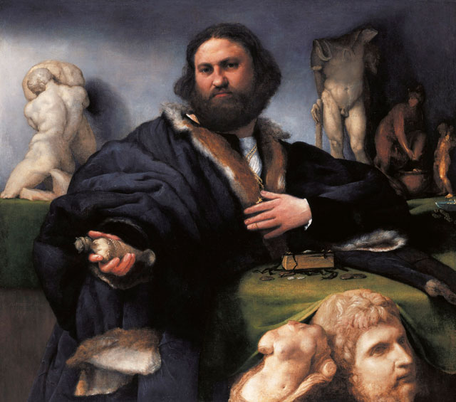 Lorenzo Lotto, Andrea Odoni, 1527. 104.3 x 116.8 cm. Royal Collection Trust © Her Majesty Queen Elizabeth II.