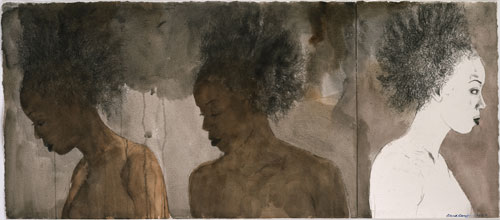 David Remfry. Untitled, 2006-7. Graphite and watercolour on paper, 52 x 115 cm. © David Remfry.