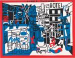 Stuart Davis. The Paris Bit, 1959. Oil on canvas, 46 1/8 × 60 1/16 in (117.2 × 152.6 cm). Whitney Museum of American Art, New York; purchase, with funds from the Friends of the Whitney Museum of American Art 59.38. © Estate of Stuart Davis / Licensed by VAGA, New York, NY.