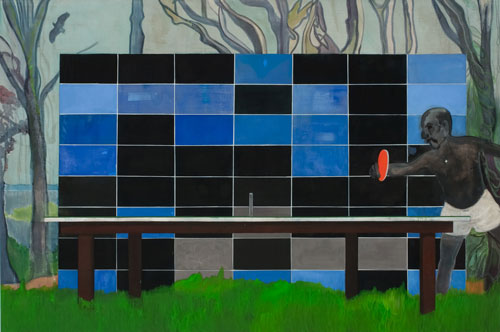 Peter Doig. Ping Pong, 2006-2008. Oil on canvas, 240 x 360 cm.
