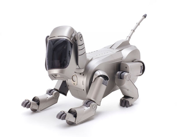 Hajime Sorayama, Sony Corporation, company design. Aibo entertainment robot (ERS-110), 1999.