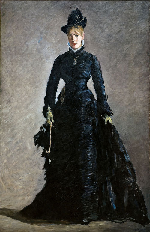Édouard Manet. The Parisienne, ca. 1875. Oil on canvas, 192 x 125 cm). Nationalmuseum, Stockholm. Bequest 1917 of Bank Director S. Hult, Managing Director Kristoffer Hult, Director Ernest Thiel, Director Arthur Thiel, Director Casper Tamm.
