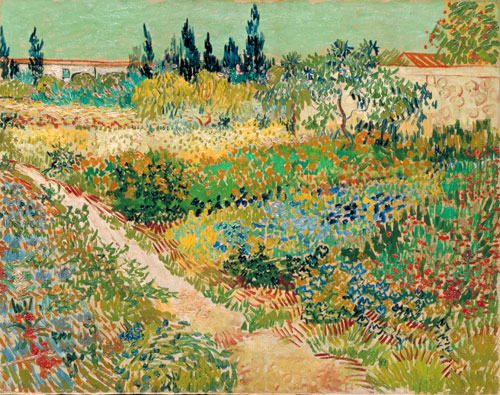 Vincent van Gogh. <em>Garden with Path</em>, 1888. Oil on canvas, 73 x 92 cm. Gemeentemuseum den Haag.