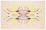 Genti Korini, Sun Patterns no.1, 2026. Colour pencils on millimetric paper, computer altered. Courtesy of the artist.