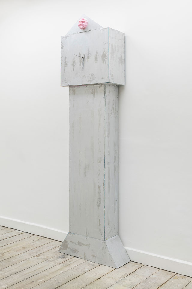 Simon Mathers. Only Forward, 2018. Aluminium and epoxy resin, 203 x 62 x 24 cm.