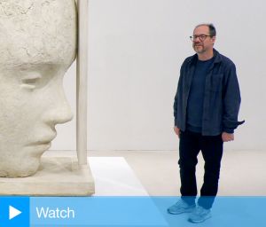 Mark Manders speaking to Studio International before the opening of Room with All Existing Words, London Mithraeum Bloomberg Space, 22 January – 4 July 2026. Photo: Martin Kennedy.