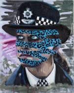 Dawn Mellor. Assistant Commissioner Sharon Franklin (Nicola Walker), 2016. Oil on canvas, 30 x 24 in. © the artist.