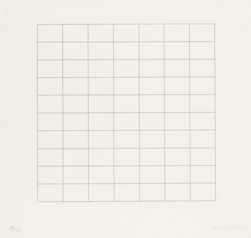 Agnes Martin. On a Clear Day, 1973. Parasol Press, Ltd. © 2015 Agnes Martin / Artists Rights Society (ARS), New York.