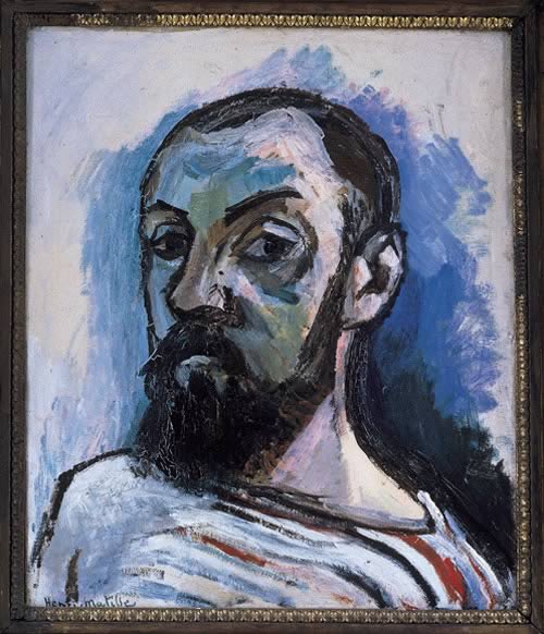 Henri Matisse. Self Portrait, 1906. Oil on canvas, 55 x 46 cm. Statens Museum for Kunst, Copenhagen, Collection Johannes Rump © SUCCESSION Picasso/DACS (London).