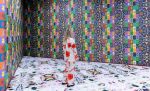 Claudia Hart, Empire Failure, 2026. Installation view, Pixel Pioneers, Depot of Museum Boijmans Van Beuningen, Rotterdam, 2026. Commissioned by Museum Boijmans Van Beuningen. Photo: Aad Hoogendoorn.