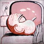 Philip Guston. Smoking I, 1973. Oil on canvas, 134 x 137.2 cm. Private collection.