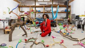 The multidisciplinary artist talks about her first solo exhibition in Spain, at Hauser & Wirth Menorca, and discusses the importance of materials, how her works develop in dialogue with her thoughts and visions, and why she no longer blurs fact and fiction