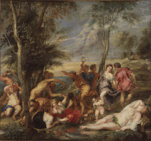 Peter Paul Rubens (1577–1640). <em>The Andrians. </em>Oil on canvas, 200 x 215 cm. Nationalmuseum, Stockholm. Photo:<strong> </strong>© Nationalmuseum.