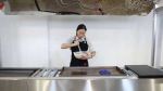 Aki Sasamoto, Grilled Diagrams, Performance, February 2026. Video still. Courtesy of the artist and Studio Voltaire. Video: Dor Even Chen.
