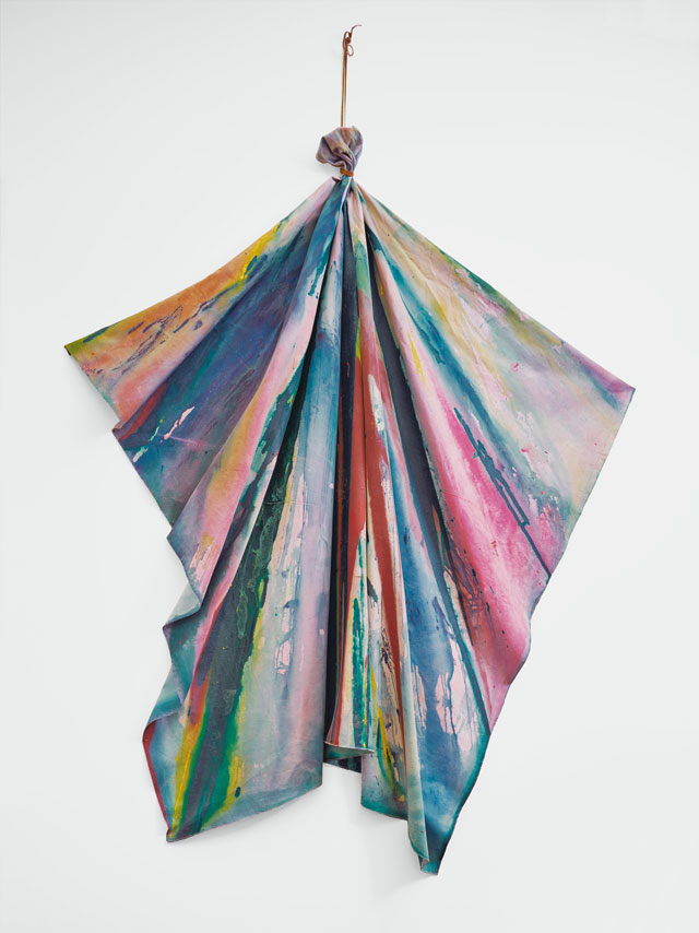 Sam Gilliam. Stand, 1973. Mixed media on canvas, 7 ft 1½ in x 9 ft 101⁄8 in (217.2 x 300 cm). © Sam Gilliam. Courtesy of the artist.
