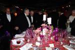 Beautifully arranged tables with guests.  Arthur M. Sackler Gallery Gala.