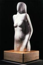 Manuel Neri. Encantada III 2004, marble, 45.5 x 19 x 12 in.