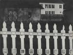 Paul Strand. White Fence, Port Kent, New York, 1916 (negative); 1945 (print). Gelatin silver print, Image and sheet: 9 5/8 × 12 13/16 in (24.5 × 32.5 cm), Philadelphia Museum of Art, The Paul Strand Retrospective Collection, 1915-1975, gift of the estate of Paul Strand, 1980. © Paul Strand Archive/Aperture Foundation.