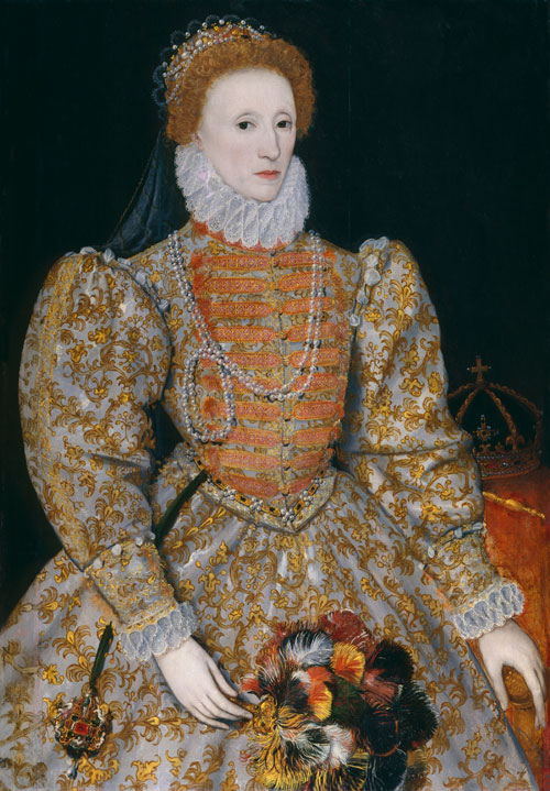 Queen Elizabeth I by Unknown continental artist. © National Portrait Gallery, London.