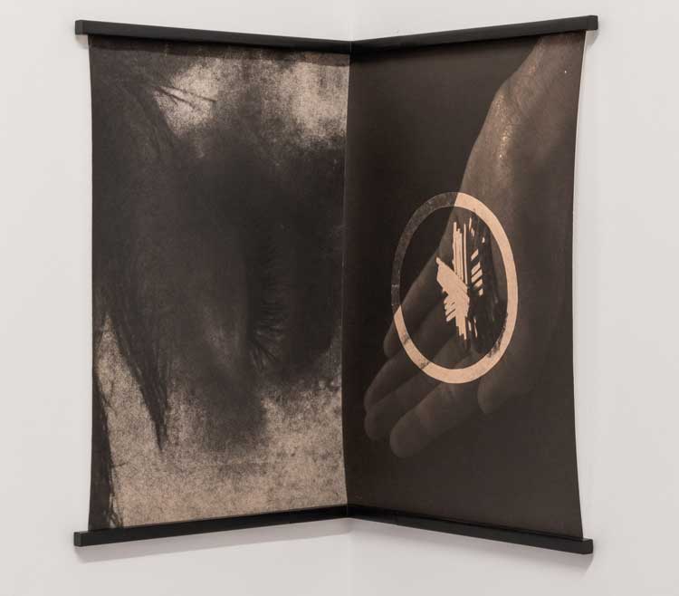 Francisca Aninat: Four Steps and a Looking Glass (detail), installation view, 92 Webster Road, London, 2026. © Francisca Aninat. Photo: Sergey Novikov. Courtesy of 92 Webster Road.