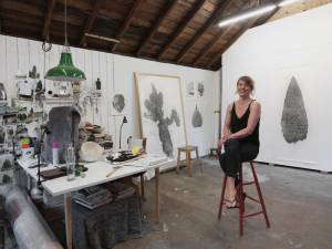 Kate Atkin in her studio.