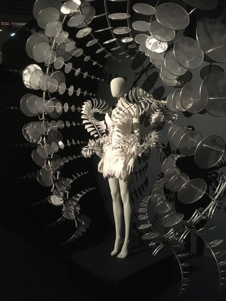 Iris van Herpen and Antony Howe Infinity dress and Ominverse sculpture. Photo: Veronica Simpson