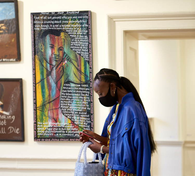 Gallery of Everything, installation view, 1-54 Contemporary African Art Fair, London 2020. Photo: Rocio Chacon.