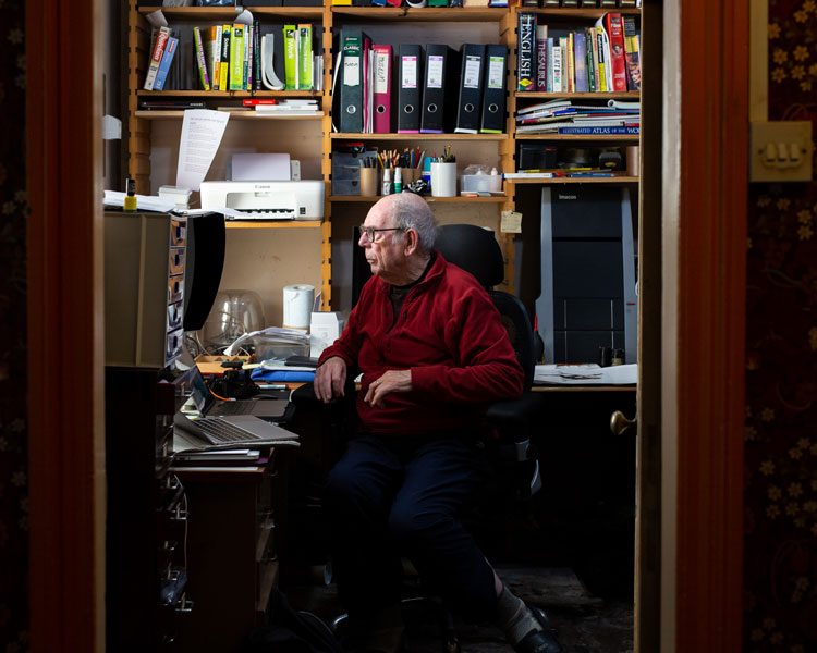 David Hurn. The Artist in Time: A Generation of Great British Creatives. Photo: Ollie Harrop.