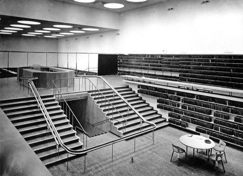 Alvar Aalto. Viipuri library – main reading room.