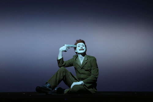 Willem Dafoe in The Life and Death of Marina Abramović at Park Avenue Armory (3). Photograph: Joan Marcus.