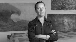 Baumgartner talks about being brought up in East Germany before the fall of the Berlin Wall and how that has shaped her work, why she has moved from depicting urban life to focusing on nature, and discusses her new body of prints and drawings at Cristea Roberts Gallery in London
