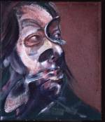 <i>Study of Isabel Rawsthorne</i>, 1966. Oil on canvas 35.5 x 30.5 cm. 
        Musée national d'Art moderne, Centre Georges Pompidou, Paris © 
        The Estate of Francis Bacon / DACS, London, 2005