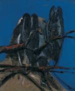 Francis Bacon. <em>Owls</em>, 1956. Oil on canvas 74 x 64 cm. Private Collection.