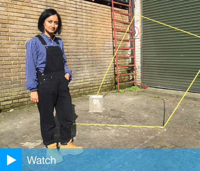 Rana Begum at her north-east London studio, 16 March 2016. Photograph: Martin Kennedy.