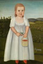 John Brewster Jr. (1766-1854). <em>Betsey Avery Brewster</em>. Painted in Hampton, Connecticut, ca.1800. Oil on canvas 30 3/4 x 22 in. Collection of G.W. Samaha and Madeline Fisher. Photo credit: David Stansbury.
