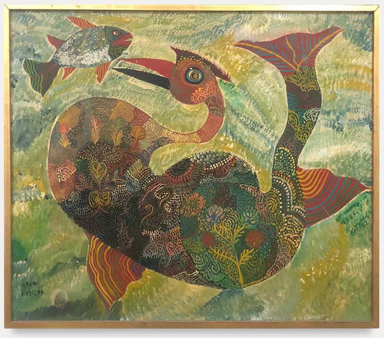 Chico da Silva (Francisco Domingos da Silva), Untitled, 1964. Photo: Ding Musa, Courtesy Galatea.
