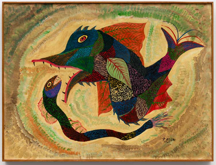 Chico da Silva (Francisco Domingos da Silva), Untitled, 1967. Photo: Ding Musa, Courtesy Galatea.