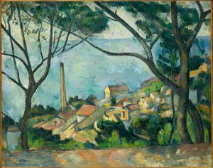 Paul Cezanne, The Sea at L’Estaque, 1878-79. Oil on canvas, 72.8 x 92.8 cm. Musée national Picasso-Paris, donation Picasso, 1978. Collection personnelle Pablo
Picasso. © RMN - Grand Palais - Mathieu Rabeau.