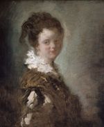 Jean-Honoré Fragonard, Young Woman, c1769. Oil on canvas, 62.9 x 52.7 mm. Dulwich Picture Gallery, London.