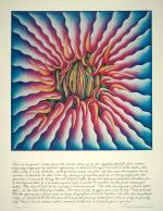 Judy Chicago. Peeling Back, 1974. Offset Photo-lithograph on rag paper, 28.5 x 22 in (72.39 x 55.88 cm). Jordan Schnitzer Family Foundation Collection  © Judy Chicago/Artists Rights Society (ARS), New York; Photo © Donald Woodman/ARS, NY Courtesy of the artist.